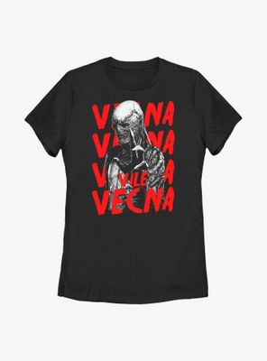 Stranger Things Vecna Horror Poster Womens T-Shirt