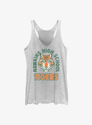 Stranger Things Hawkins High School Tigers Arch Womens Tank Top