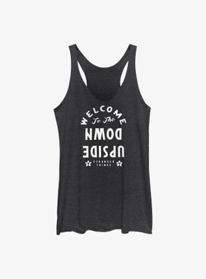 Stranger Things Welcome To The Upside Down Womens Tank Top