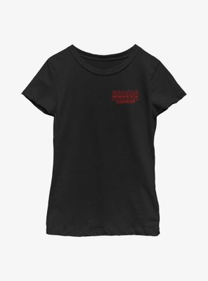 Stranger Things Fire Corner Logo Youth Girls T-Shirt