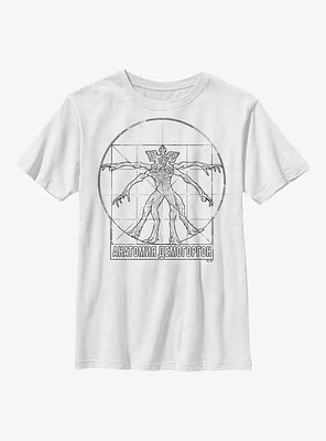 Stranger Things Vitruvian Demogorgon Youth T-Shirt