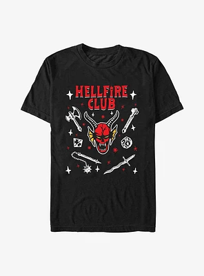 Stranger Things Textbook Hellfire Club T-Shirt