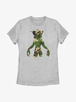 Stranger Things Camo Demogorgon Womens T-Shirt