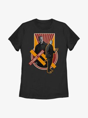 Stranger Things Comrade Hopper Womens T-Shirt
