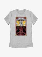 Stranger Things Demogorgon Fate Card Womens T-Shirt