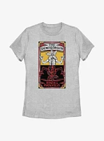 Stranger Things Demogorgon Fate Card Womens T-Shirt