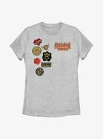 Stranger Things Faux Patches Womens T-Shirt