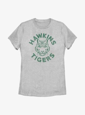 Stranger Things Hawkins Tigers School Womens T-Shirt