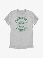 Stranger Things Hawkins Tigers School Womens T-Shirt