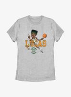 Stranger Things Lucas Hawkins Tiger Basketball Womens T-Shirt