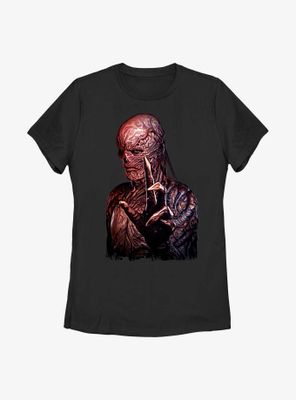 Stranger Things Shadow Vecna Portrait Womens T-Shirt