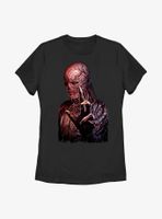 Stranger Things Shadow Vecna Portrait Womens T-Shirt