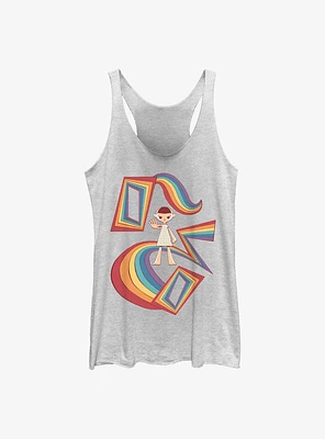 Stranger Things Eleven Rainbow Womens Tank Top