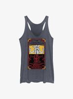 Stranger Things Demogorgon Fate Card Womens Tank Top