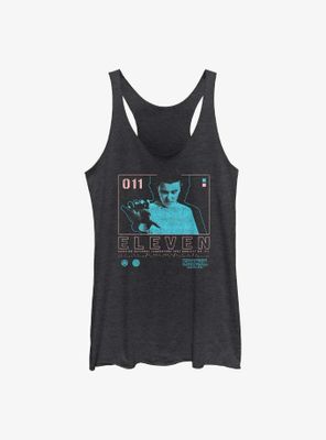 Stranger Things Eleven Infographic Womens Tank Top