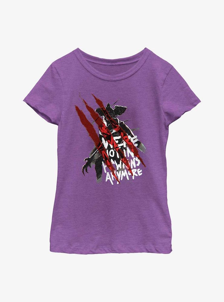 Stranger Things Demogorgon Slashes Youth Girls T-Shirt