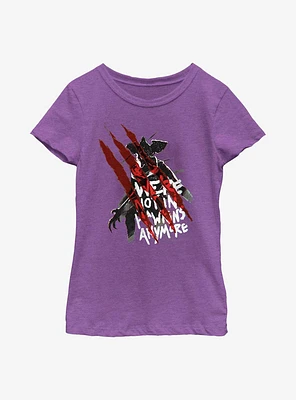 Stranger Things Demogorgon Slashes Youth Girls T-Shirt