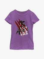 Stranger Things Demogorgon Slashes Youth Girls T-Shirt