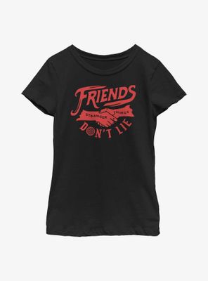 Stranger Things Friends Don't Lie Youth Girls T-Shirt