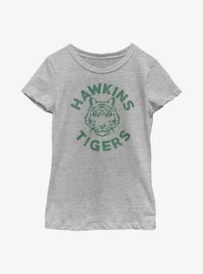 Stranger Things Hawkins Tigers School Youth Girls T-Shirt