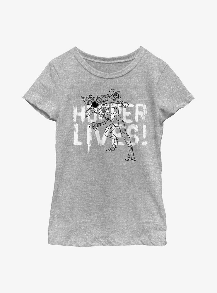 Stranger Things Hopper Lives Youth Girls T-Shirt