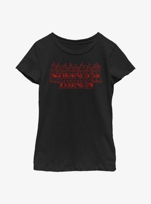 Stranger Things Redfire Logo Youth Girls T-Shirt