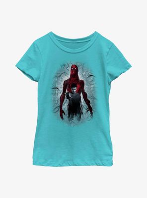 Stranger Things Vecna And Eleven Youth Girls T-Shirt
