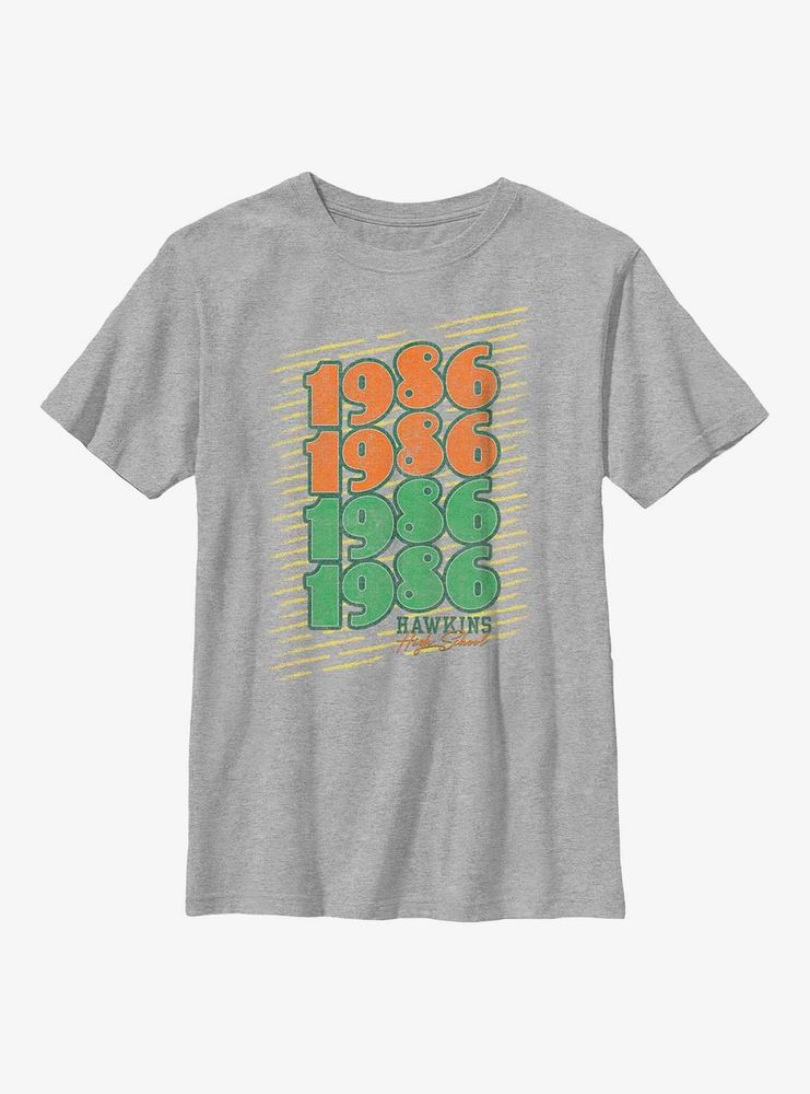 Stranger Things 1986 Hawkins High School Youth T-Shirt