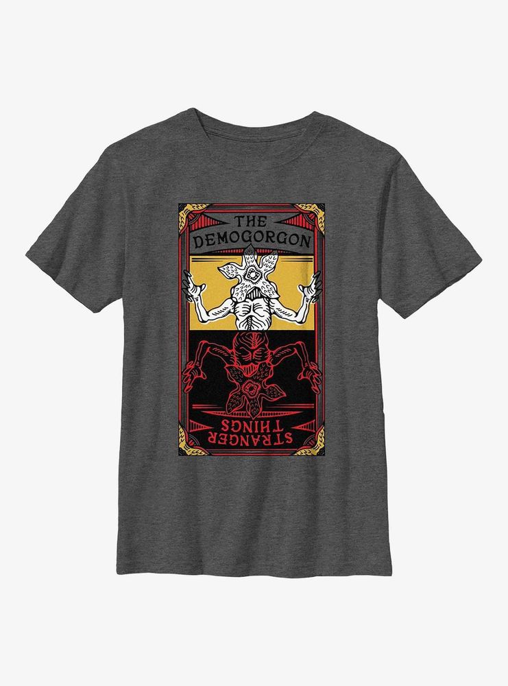 Stranger Things Demogorgon Fate Card Youth T-Shirt