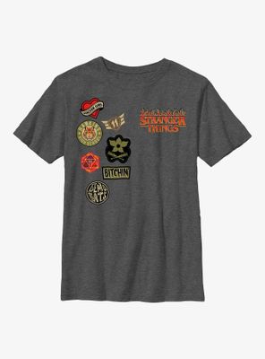 Stranger Things Faux Patches Youth T-Shirt