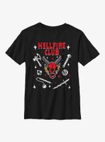 Stranger Things Textbook Hellfire Club Youth T-Shirt