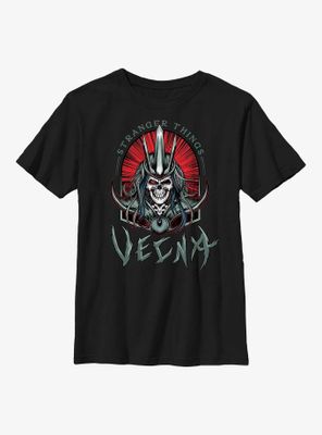 Stranger Things Vecna Tombstone Badge Youth T-Shirt