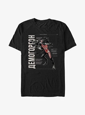 Stranger Things Anatomy Demogorgon T-Shirt