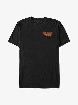 Stranger Things Fire Logo T-Shirt