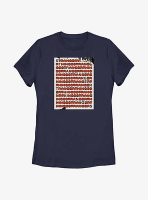 Stranger Things Classified Womens T-Shirt