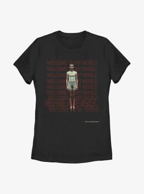 Stranger Things Eleven Welcome To My World Womens T-Shirt