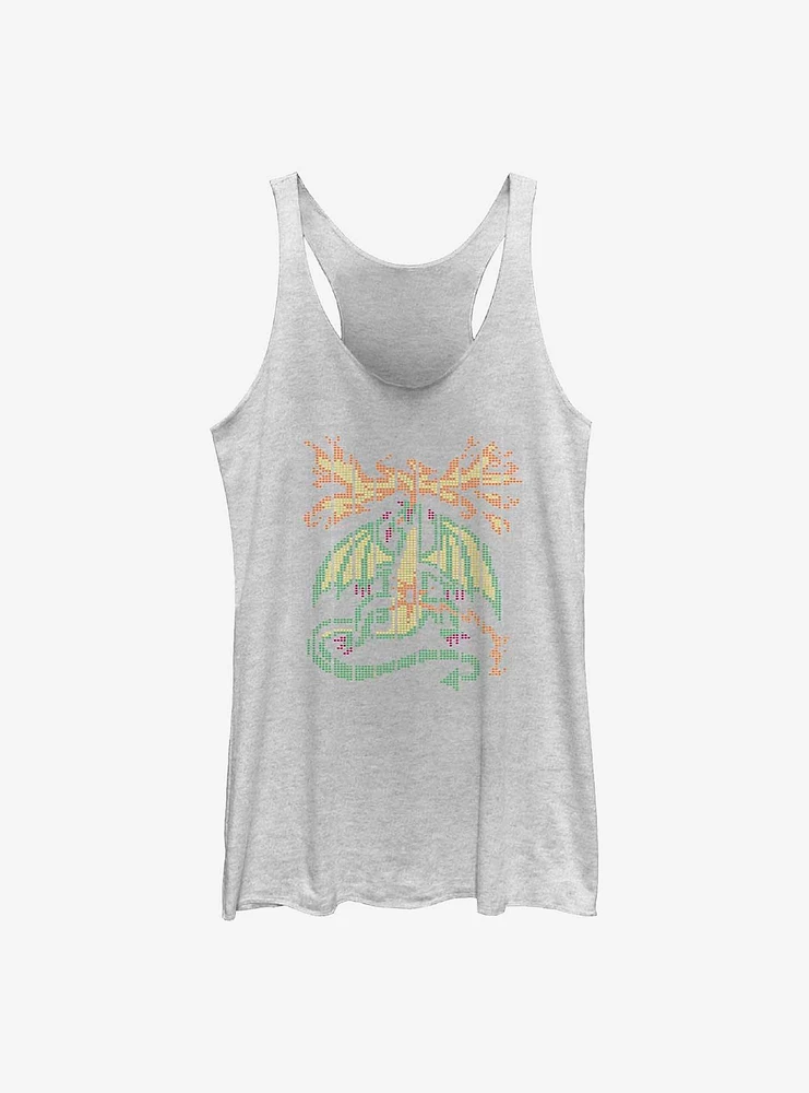 Stranger Things Scantron Dragon Womens Tank Top
