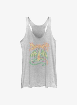 Stranger Things Scantron Dragon Womens Tank Top