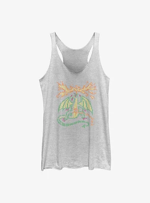 Stranger Things Scantron Dragon Womens Tank Top