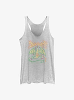 Stranger Things Scantron Dragon Womens Tank Top