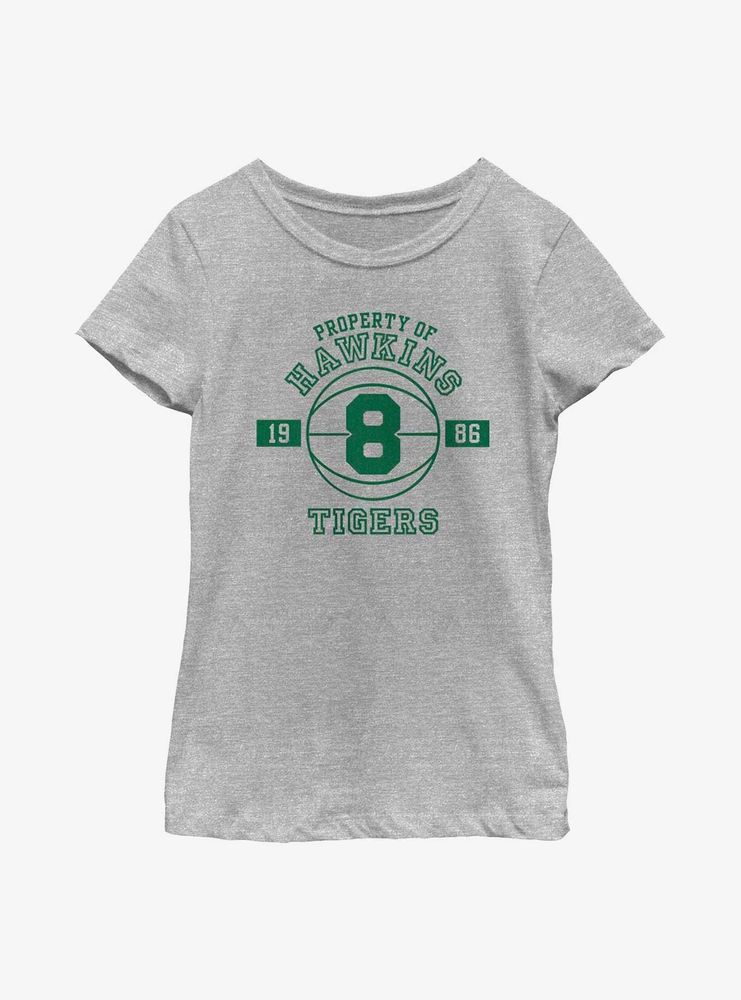 Stranger Things Property Of Hawkins Tigers Youth Girls T-Shirt