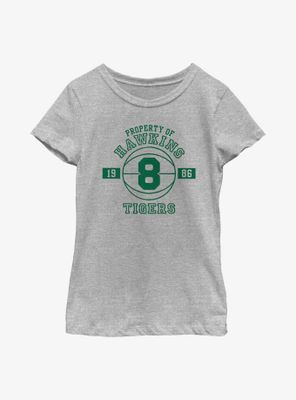 Stranger Things Property Of Hawkins Tigers Youth Girls T-Shirt