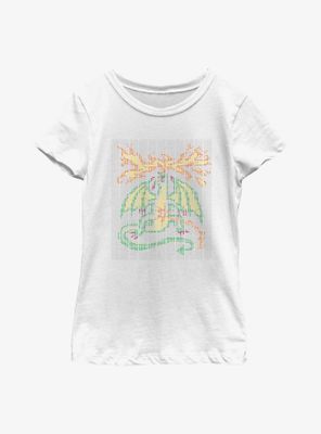 Stranger Things Scantron Dragon Youth Girls T-Shirt