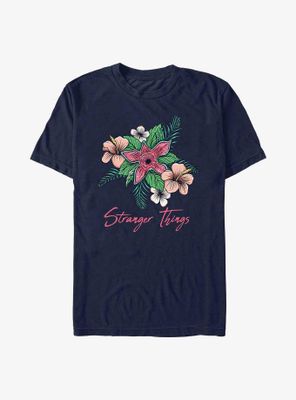 Stranger Things Floral Demogorgon T-Shirt