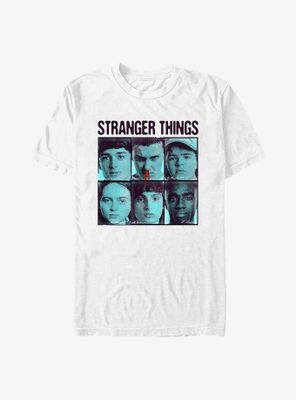 Stranger Things Split Tone Box Gang T-Shirt