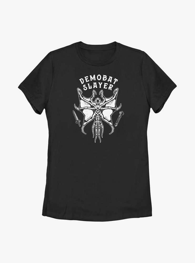 Stranger Things Demobat Slayer Womens T-Shirt