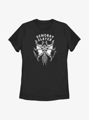 Stranger Things Demobat Slayer Womens T-Shirt