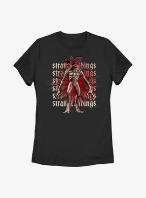 Stranger Things Demogorgon Focus Womens T-Shirt