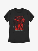 Stranger Things Distort Poster Womens T-Shirt