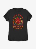 Stranger Things Roll For Your Life Womens T-Shirt